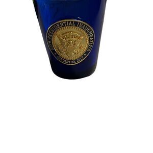 Presidential inauguration shot glass with misprint 
Glass reads 58th President s